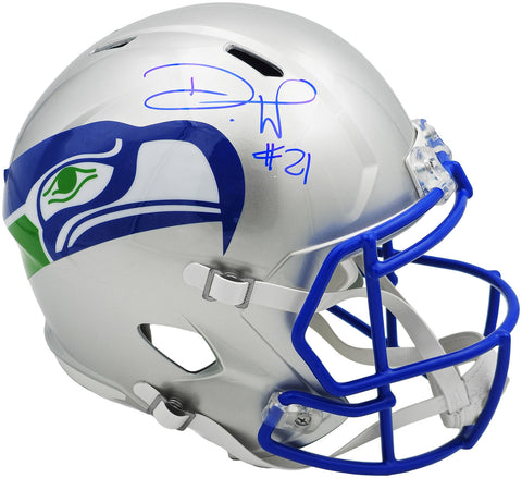 DEVON WITHERSPOON AUTOGRAPHED SEAHAWKS 1983-01 FULL SIZE HELMET MCS 235445