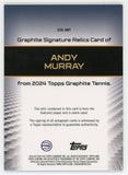 2024 Topps Graphite Tennis Signature Andy Murray Auto Relic Refractor #GSR-AMY