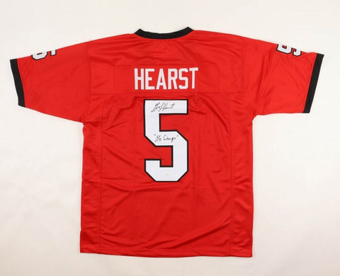 Garrison Hearst Signed Georgia Bulldogs Jersey Inscribed "Go Dawgs" (JSA COA) RB