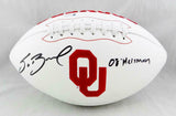 Sam Bradford Autographed Oklahoma Sooners Logo Football w/ HT - Beckett Auth