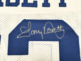 DALLAS COWBOYS TONY DORSETT AUTOGRAPHED WHITE FOOTBALL JERSEY JSA STOCK #228103