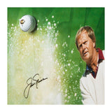 JACK NICKLAUS Autographed Sand Trap Break Through Framed Display Piece UDA LE 25