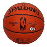 Hakeem Olajuwon Autographed "2x Finals MVP" Spalding I/O Basketball Beckett