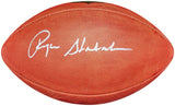 ROGER STAUBACH AUTOGRAPHED THE DUKE LEATHER FOOTBALL COWBOYS BECKETT 212674