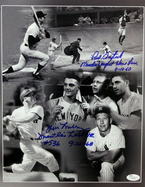 Paul Foytack & Jim Lonborg Autographed 11x14 Multi Shot Photo- JSA Authentic