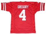 RANDY GREGORY SIGNED AUTOGRAPHED NEBRASKA HUSKERS CORNHUSKERS #4 JERSEY JSA