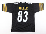 Heath Miller Signed Pittsburgh Steelers Jersey (TSE COA) 2xPro Bowl Tight End