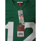 Joe Namath Signed New York Jets Green Mitchell & Ness XL Jersey Beckett 48618