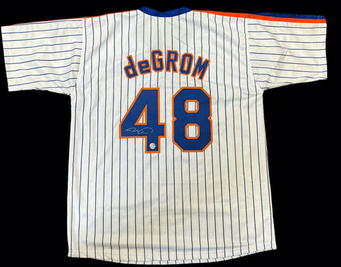 Jacob deGrom Signed New York Mets Jersey (LOJO) 2xN.L. Cy Young Award Winner