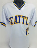 Edgar Martinez "HOF 19" Signed Seattle Mariners Throwback Jersey (JSA COA)