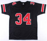 Carlos Hyde Signed Ohio State Buckeyes Black Jersey (JSA COA) 49ers Running Back