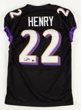 Derrick Henry Signed Baltimore Ravens Jersey (Beckett) Ex-Alabama Running Back