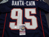 Tully Banta-Cain Signed New England Patriots Jersey (JSA COA) 2xSuper Bowl Champ