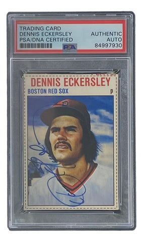 Dennis Eckersley Signed Cleveland 1979 Hostess #145 Trading Card PSA/DNA