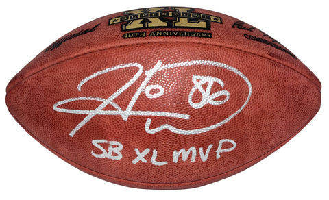 HINES WARD SIGNED PITTSBURGH STEELERS SUPER BOWL XL WILSON FOOTBALL W/ SB MVP