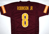 Brian Robinson Jr. Autographed Maroon Pro Style Jersey-Beckett W Hologram *Black