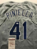 Autographed/Signed LOU PINIELLA Chicago Cubs Baseball Jersey JSA COA Auto