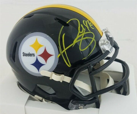 Bud Dupree Signed Pittsburgh Steelers Speed Mini Helmet (Beckett Witness COA)