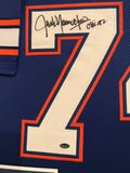 FRAMED JACK YOUNGBLOOD AUTOGRAPHED SIGNED FLORIDA GATORS JERSEY SCHWARTZ COA