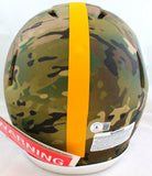 Troy Polamalu Signed F/S Steelers Camo Speed Authentic Helmet-Beckett W Hologram