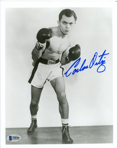 Carlos Ortiz Authentic Autographed Signed 8x10 Photo Beckett BAS #F98385