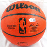 Magic Johnson/James Worthy Autographed Official NBA Wilson Basketball-BAW Holo