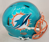 JAYLEN WADDLE SIGNED DOLPHINS FLASH SPEED AUTHENTIC HELMET FANATICS