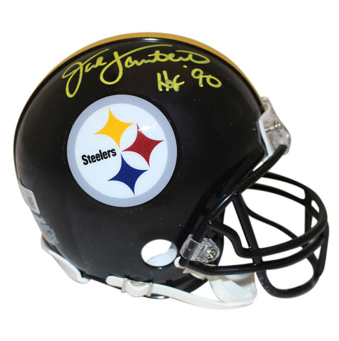 Jack Lambert Autographed Pittsburgh Steelers VSR4 Mini Helmet Beckett 39026