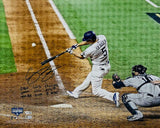 COREY SEAGER Autographed WS Statistic 16" x 20" Photograph FANATICS LE 6