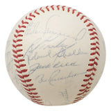 1962 New York Yankees Team Signed Baseball Yogi Berra + 22 Others BAS LOA