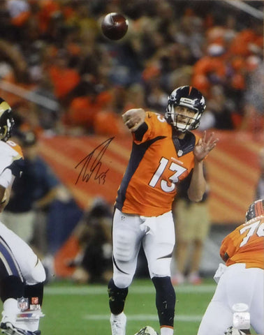 Trevor Siemian Autographed/Signed Denver Broncos 16x20 Photo JSA 16997 PF