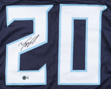 Tony Pollard Signed Tennessee Titans Jersey (Beckett) Ex-Memphis Tiger RB