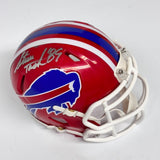 STEVE TASKER SIGNED AUTOGRAPHED BUFFALO BILLS MINI HELMET BECKETT