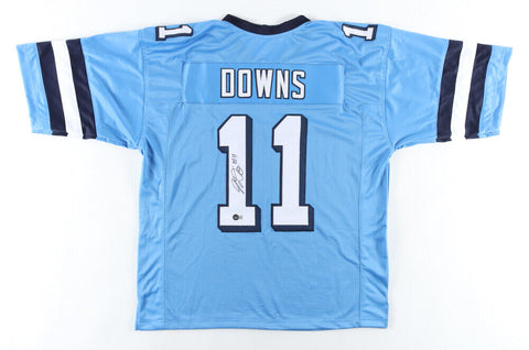 Josh Downs Signed North Carolina Tar Heels Jersey (Beckett) Colts Wide Receiver