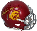 MarShawn Lloyd Autographed "Fight On" USC Trojans Speed Mini Helmet Beckett