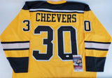 Gerry Cheevers Signed Boston Bruin Jersey (JSA COA) Hall of Fame 1985 Goaltender