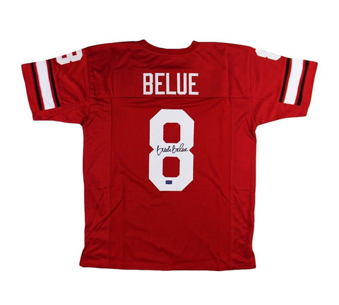 Buck Belue Signed Georgia Custom Red Jersey