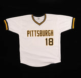 Andy Van Slyke Signed Pittsburgh Pirates Jersey (JSA) 3xAll Star Outfielder