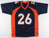 Clinton Portis Signed Denver Broncos Jersey Inscribed "02 ROY" (Beckett COA) R.B