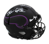 Purple People Eaters Signed Minnesota Vikings Speed Authentic Eclipse NFL Helmet