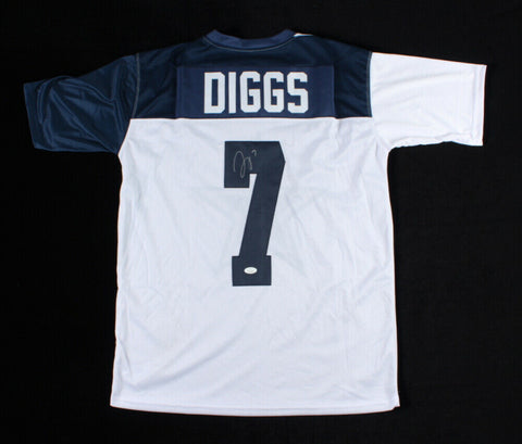 Trevon Diggs Signed Dallas Cowboy Throwback Jersey (JSA COA) 2020 2nd Rnd Pk D.B