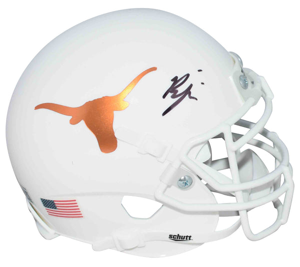 BIJAN ROBINSON SIGNED AUTOGRAPHED TEXAS LONGHORNS MINI HELMET BECKETT