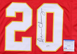 Deron Cherry Signed Kansas City Chief Jersey (PSA COA) 6xPro Bowl Defensive.Back