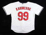 James Karinchak Signed Cleveland Indians Jersey Inscribed "Wild Thing" (JSA COA)