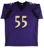 Terrell Suggs Authentic Signed Purple Pro Style Jersey Autographed JSA Witnessed