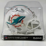 Autographed/Signed Tyreek Hill Miami Dolphins Mini Helmet Beckett BAS COA