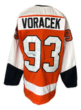 Jakub Voracek Philadelphia Signed Orange Hockey Jersey BAS