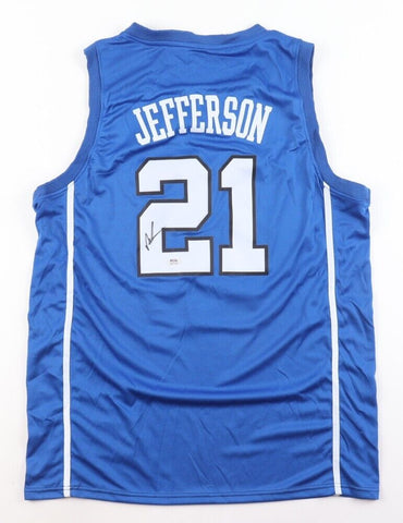 Amile Jefferson Signed Duke Blue Devils Jersey (PSA) 2015 NCAA National Champion