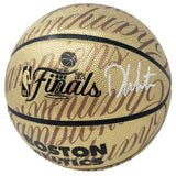 Derrick White Celtics Signed 2024 NBA Finals Champions Gold LE Basketball JSA