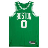 JAYSON TATUM Autographed Boston Celtics Nike Authentic Green Jersey FANATICS